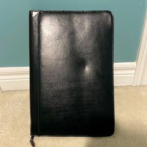 Legal Size Leather Padfolio with Zipper